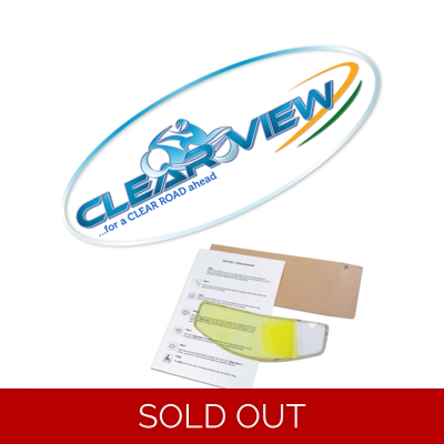 Anti mist visor insert "Clear View" Anti fog helmet visor insert